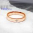 แหวนพิ้งโกลด์ แหวนทองสีชมพู แหวนเพชร แหวนแต่งงาน แหวนหมั้น - R3052DPG-18K